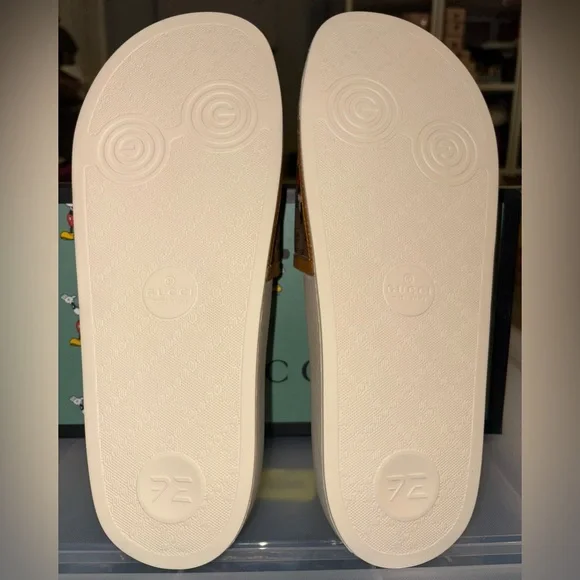 GUCCI DISNEY x MICKEY MOUSE SIGNATURE GG SANDALS SLIDES SZ 9 MEN SZ 11 US 41 IT - Picture 13 of 15